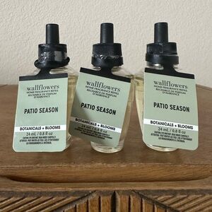 X3 Bath & Body Works PATIO SEASON Wallflowers scent Refills NEW